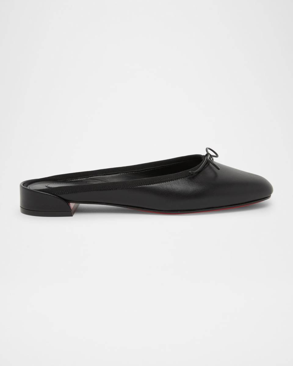 Sweetie Jane Red Sole Ballerina Mules